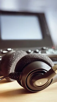 Business telephone and headset